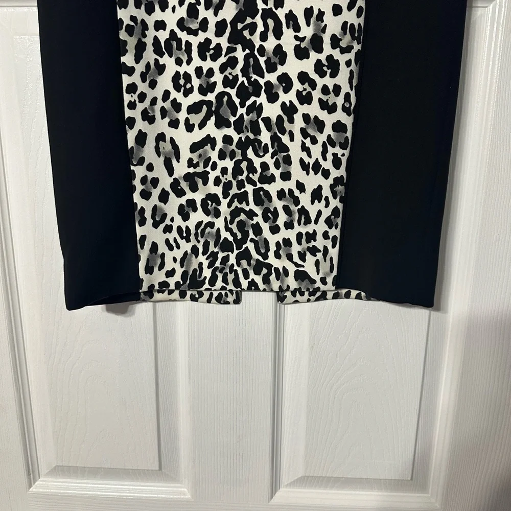 NWT White House Black Market Leopard Print Pencil Skirt - Picture 3 of 14